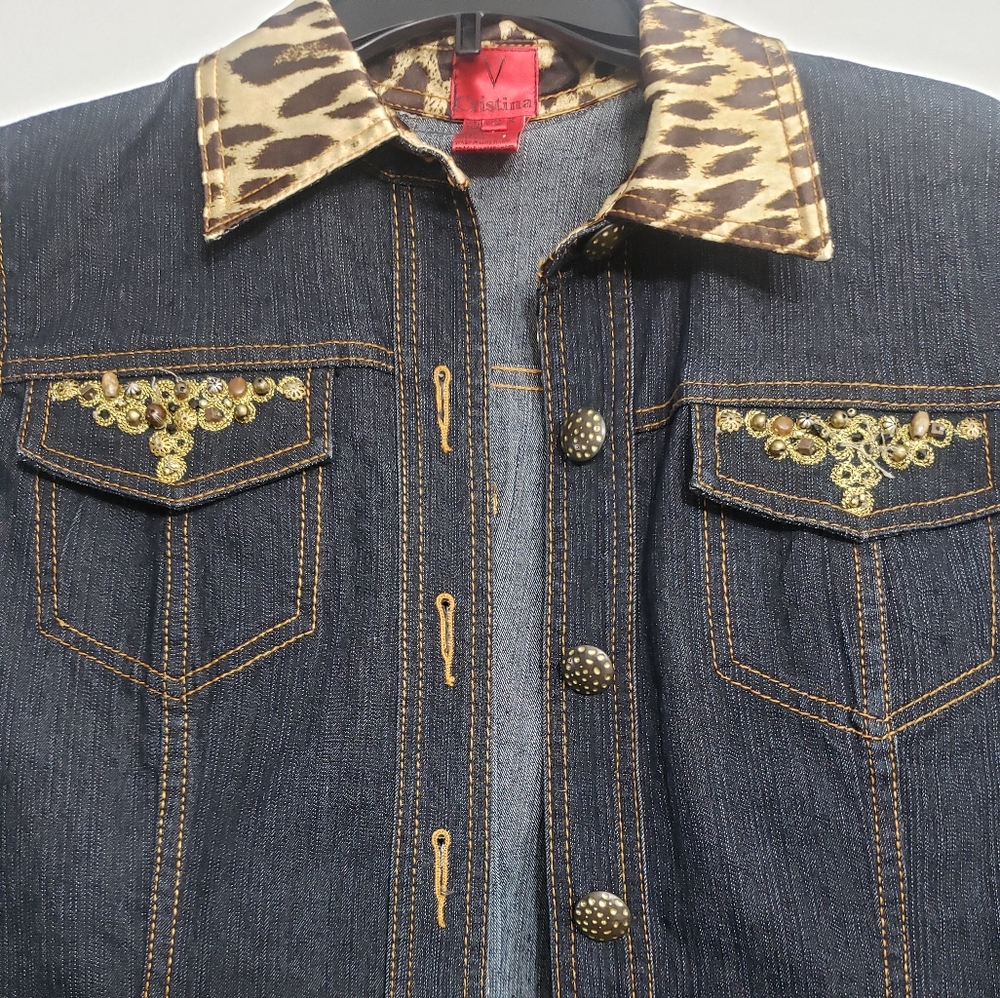 Dinim leopard print jacket